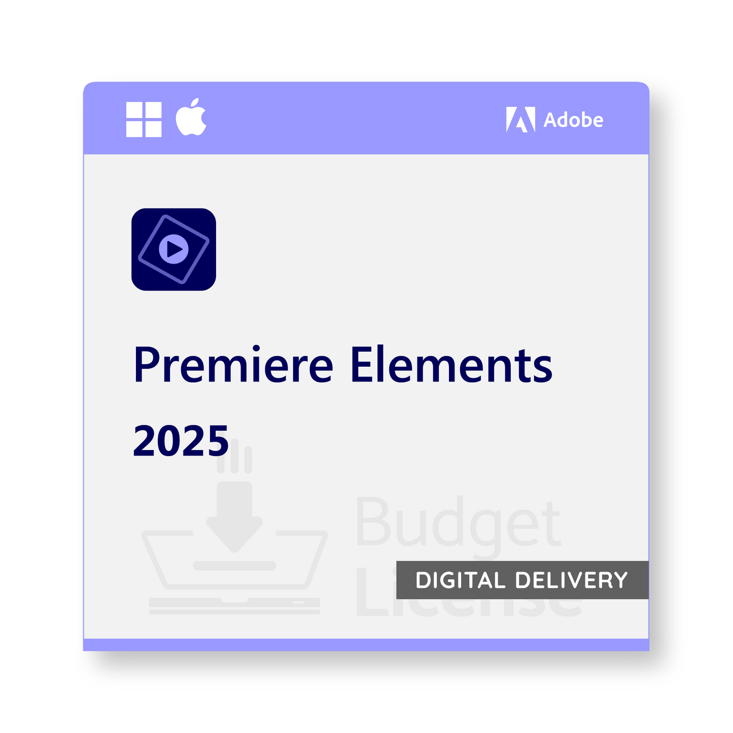 Adobe Premiere Elements 2025 PC/MAC - Digital Delivery