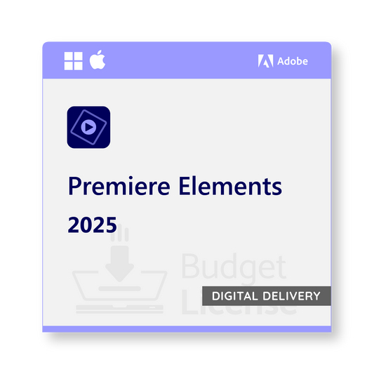 Adobe Premiere Elements 2025 PC/MAC - Digital Delivery