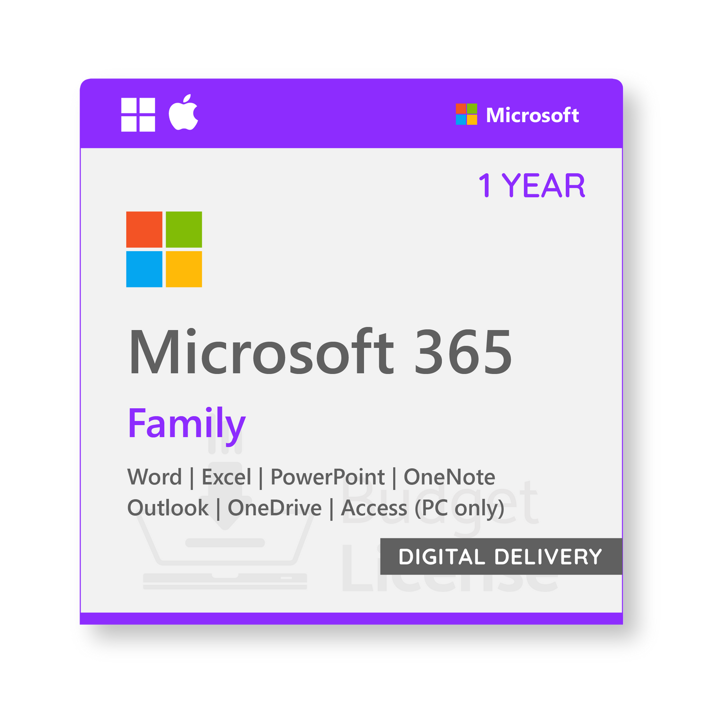 Microsoft 365 Family | 1 Year - Digital Delivery
