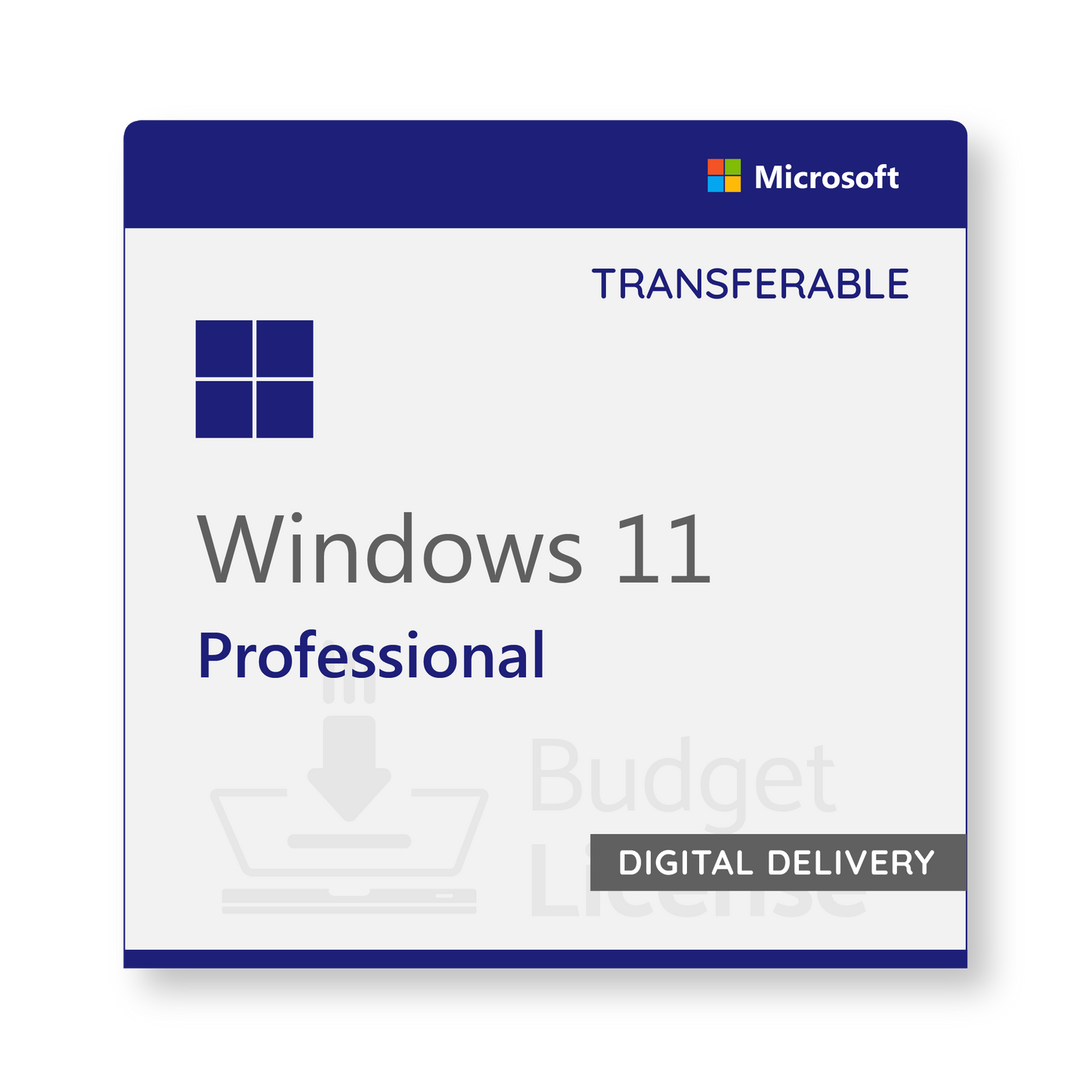 Windows 11 Professional Transferrable - Digital Delivery