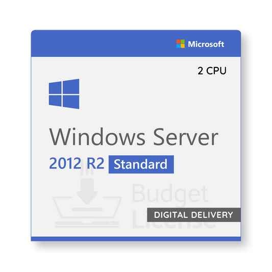 Windows Server 2012 R2 Standard | 2-CPU - Digital Delivery