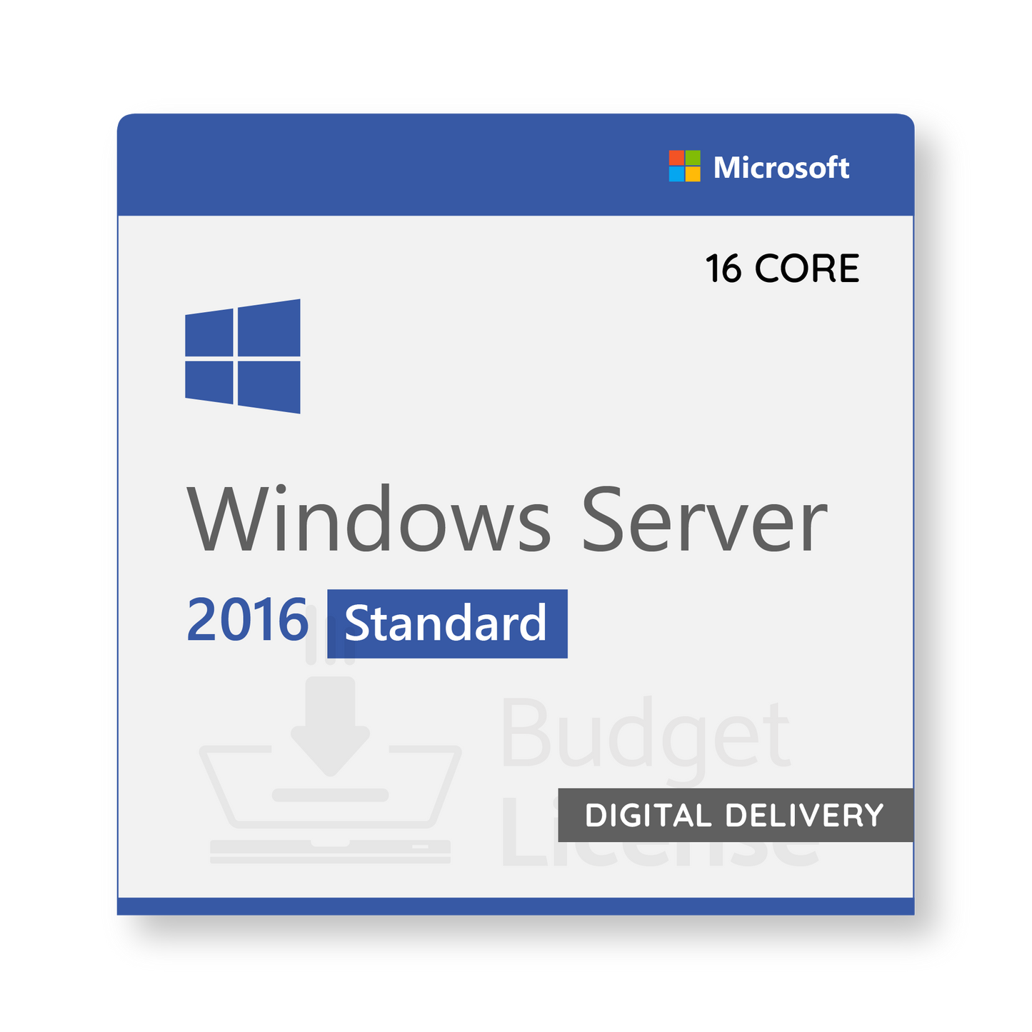 Windows Server 2016 Standard 16-core - Digital Delivery
