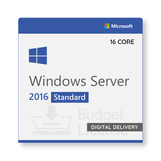 Windows Server 2016 Standard | 16-Core - Digital Delivery
