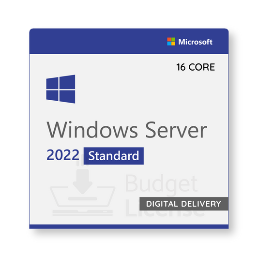 Windows Server 2022 Standard | 16-Core - Digital Delivery
